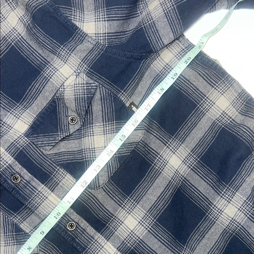 Vans Navy and Light Gray Plaid Shirt - Picture 5 of 6